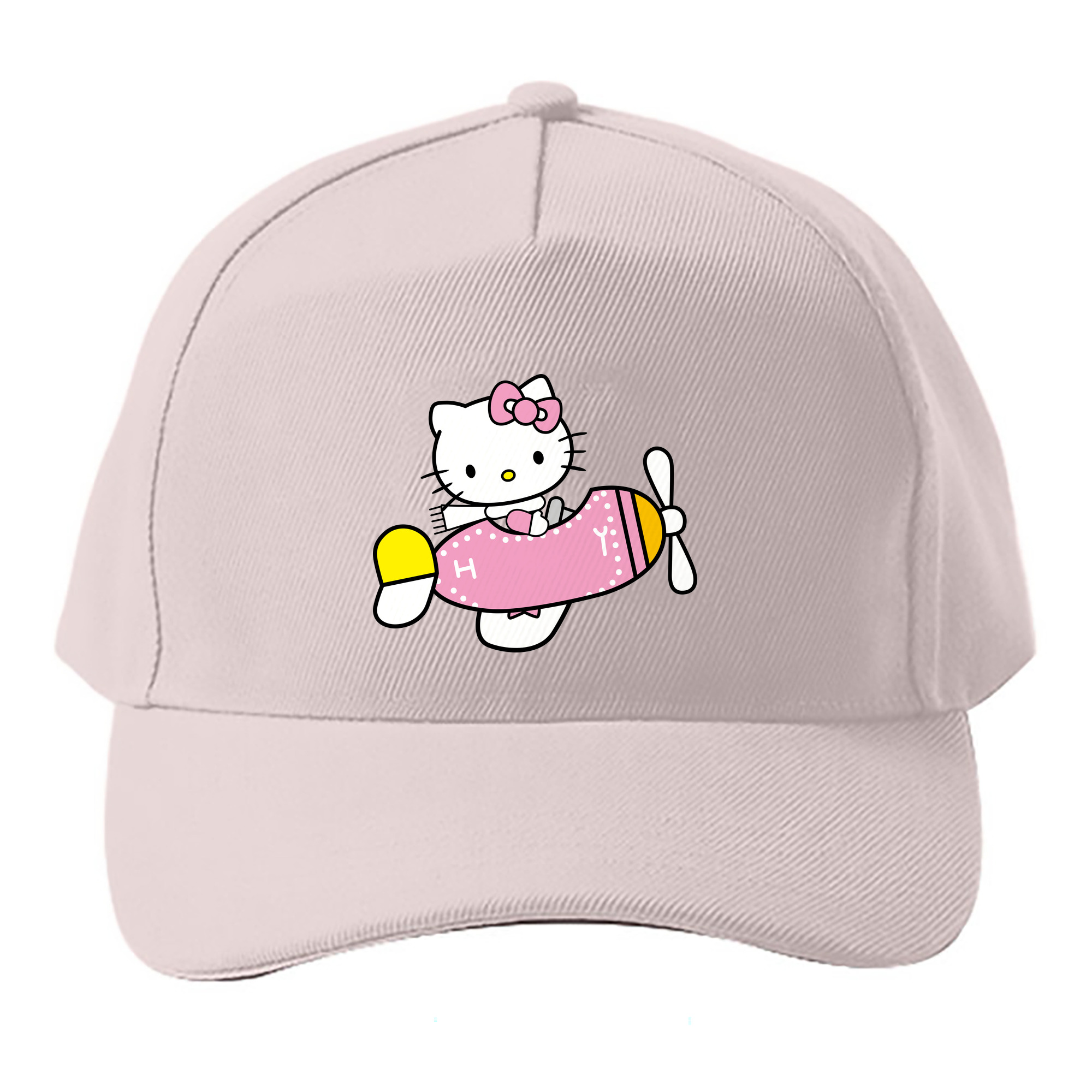 （画像用） Hello Kitty ハローキティ ベースボールキャップ 綿100％ 男女兼用 帽子 スポーツ